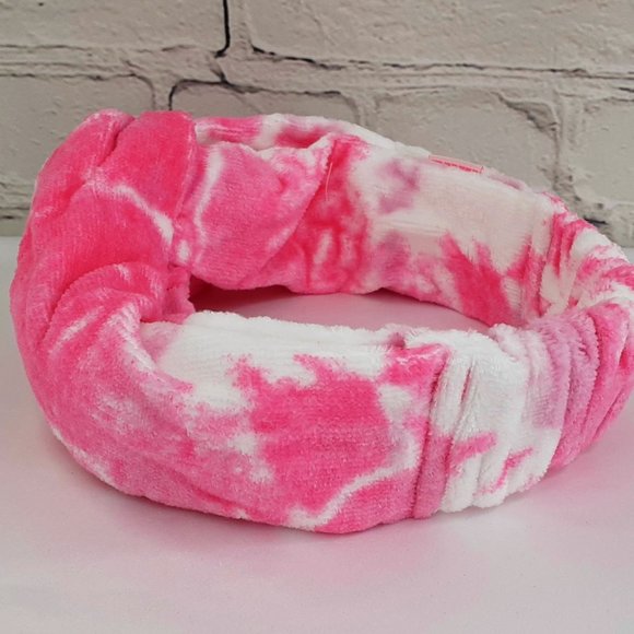 'PINK' VICTORIA'S SECRET TIE-DYE KNOTTED HEADWRAP/ BAND - Picture 5 of 16